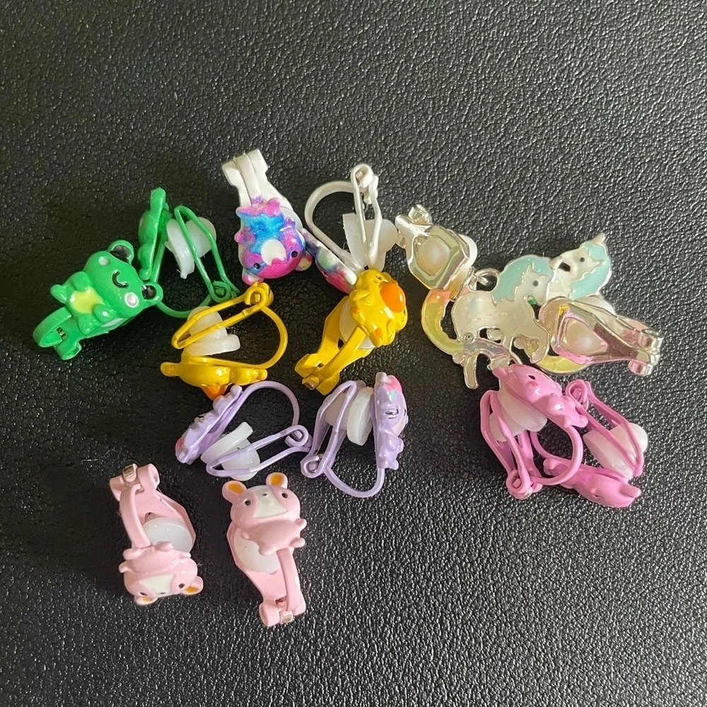 7 Pairs of Claire’s Clip on Earrings - New!